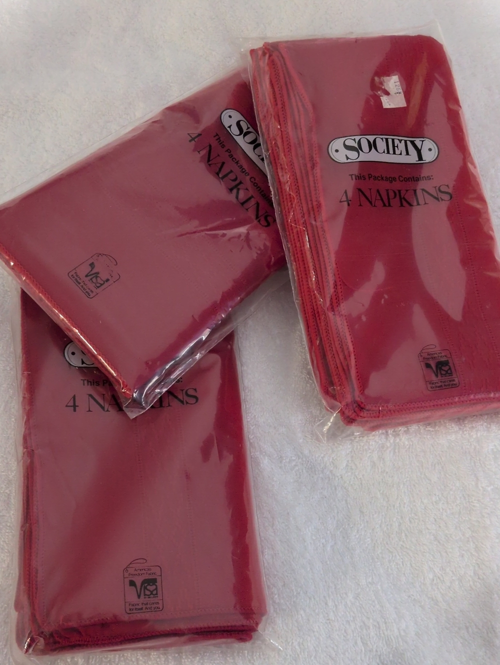 Red Dinner Napkins